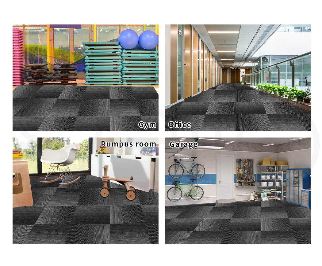 Marlow 20x Carpet Tiles 5m2 Box Heavy Commercial Retail Office Gym